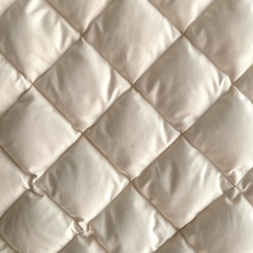 J CREW Womens SZ XSMALL Cream White Quilted Vest - Picture 4 of 11